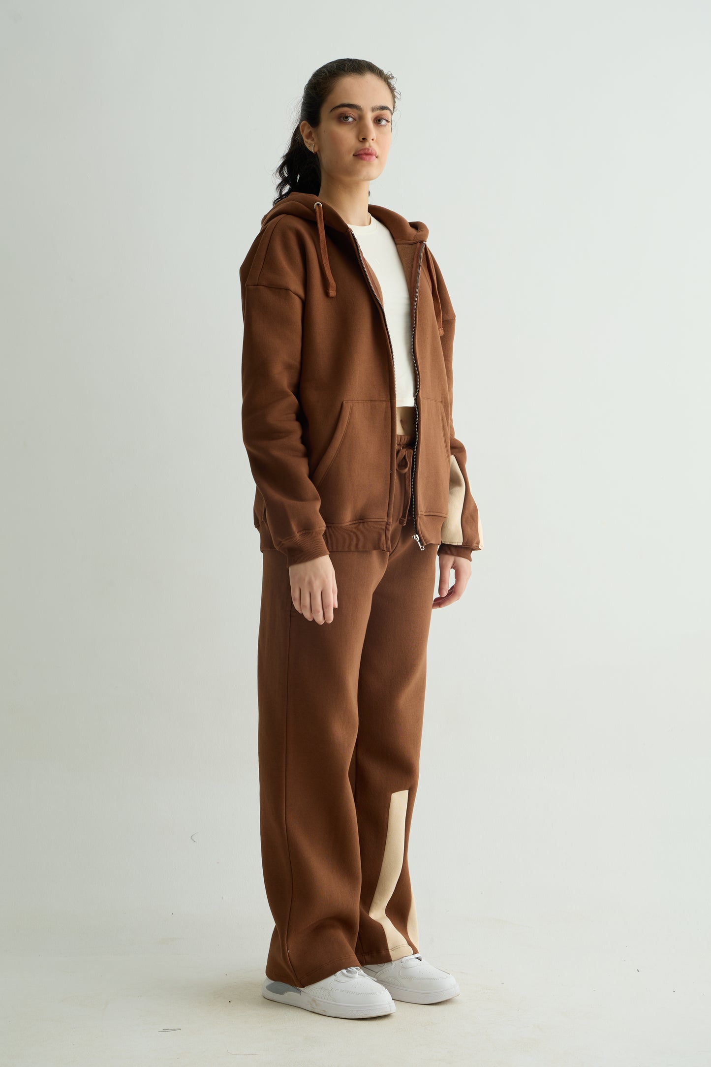 Chapter2Drip Mocha everyday zipper hoodie & sweatpants set — view 5