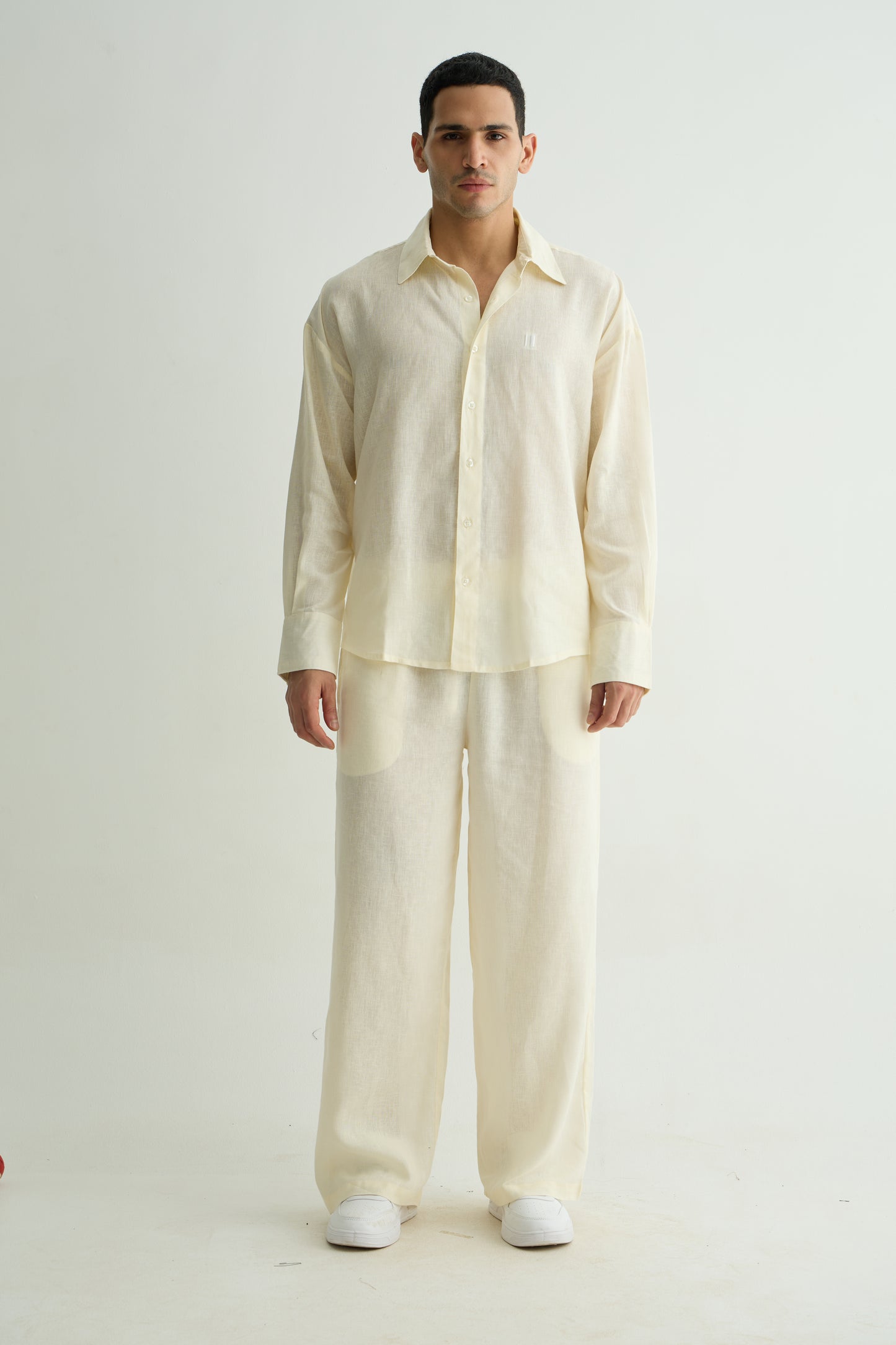 Butter Yellow Linen Co-Ord Set