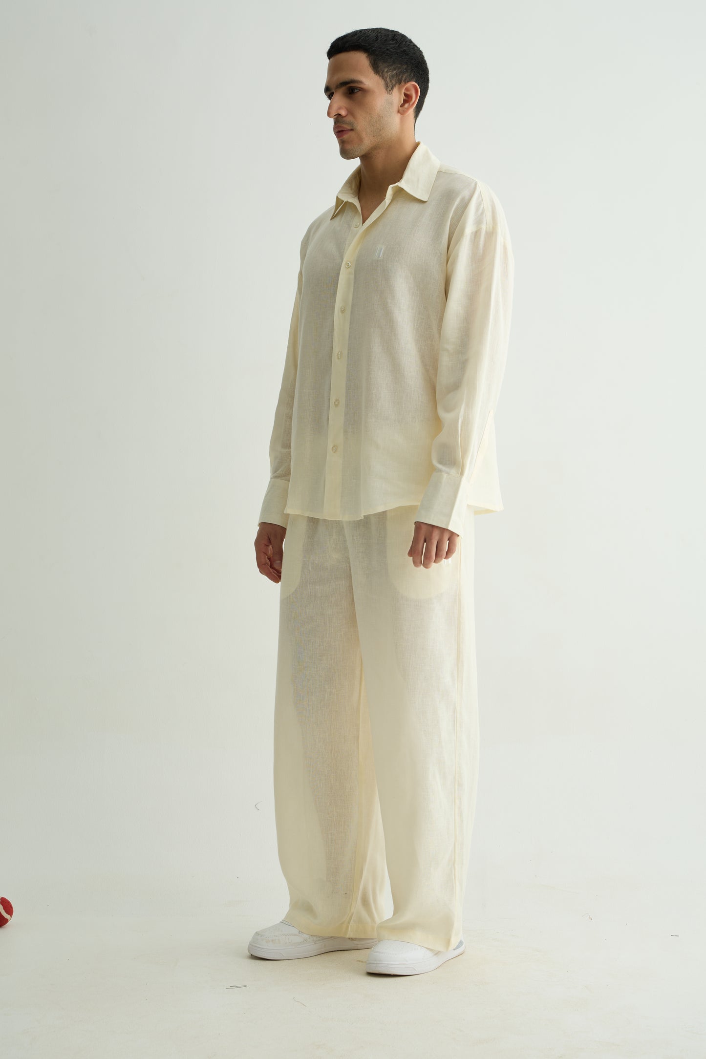 Butter Yellow Linen Co-Ord Set