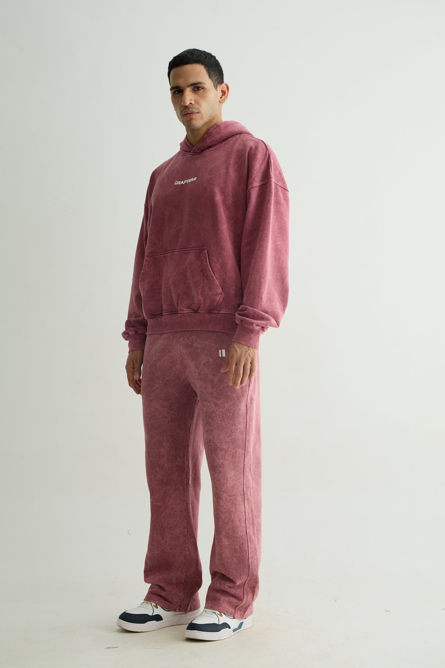 Chapter2Drip Burgundy Washed co-ord set — view 3