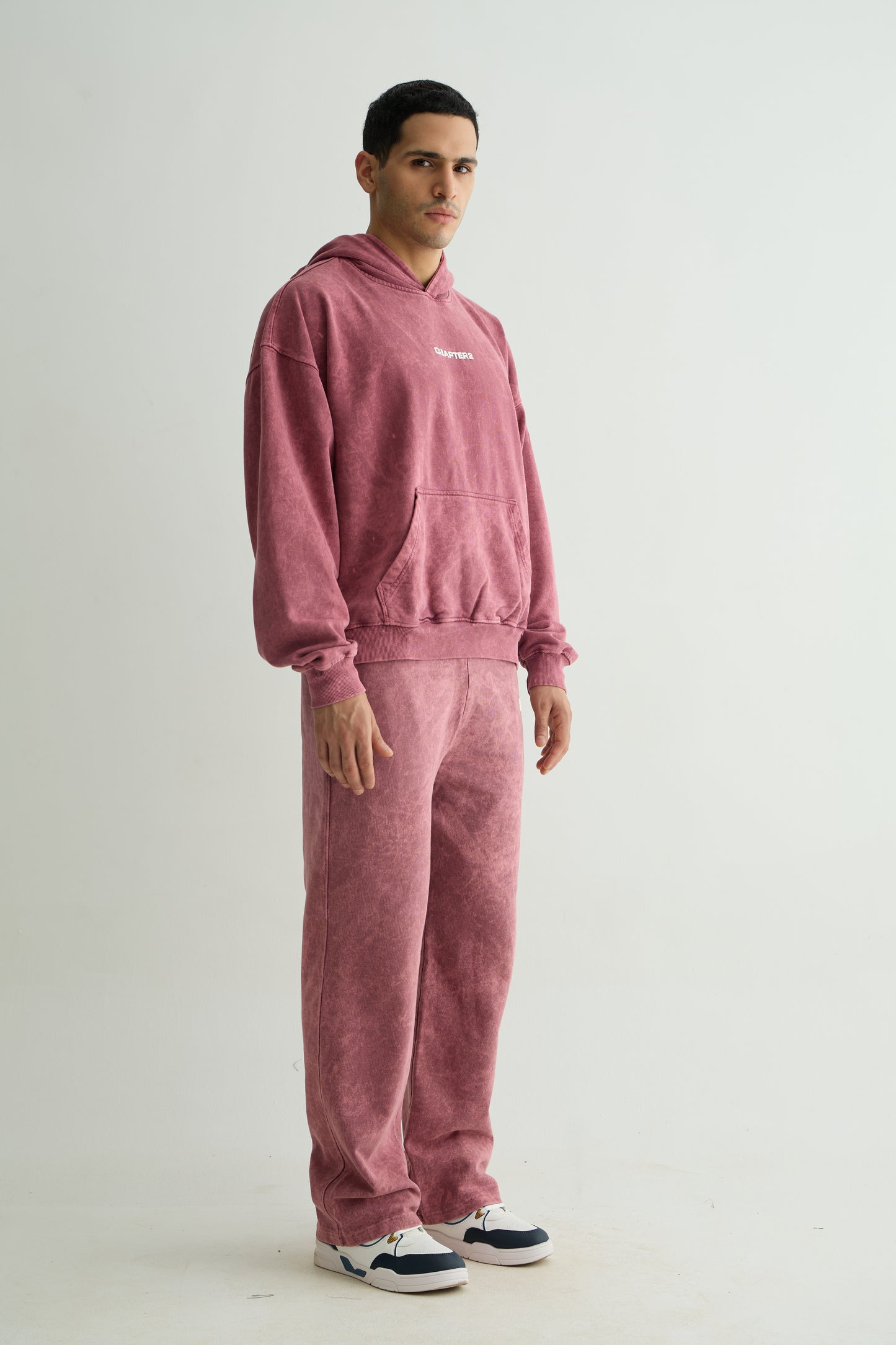 Chapter2Drip Burgundy Washed co-ord set — view 4
