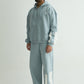 Pastel Blue Everyday Zipper Hoodie + Sweatpants Set