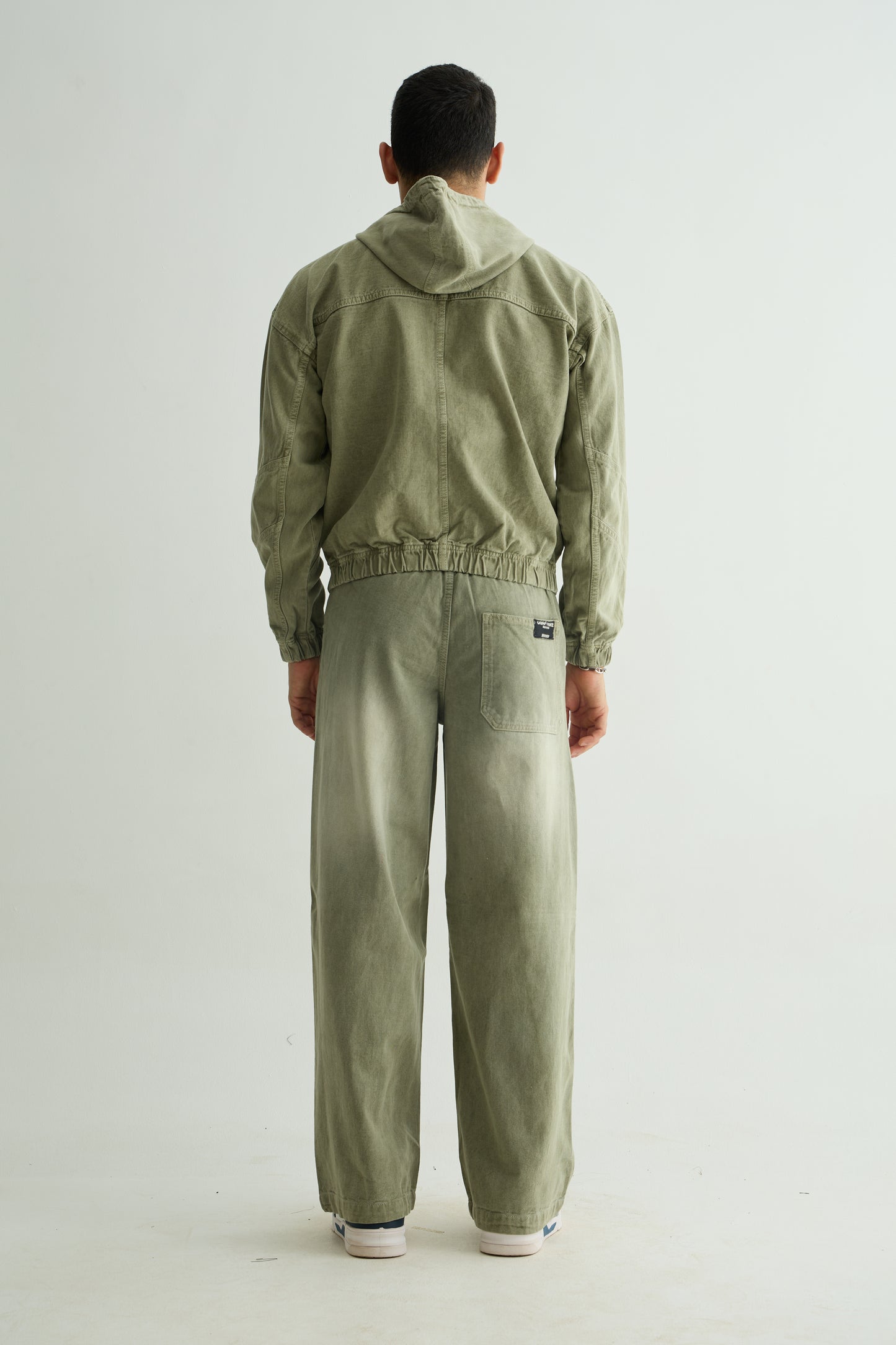 Chapter2Drip Olive Washed denim co-ord set — view 4