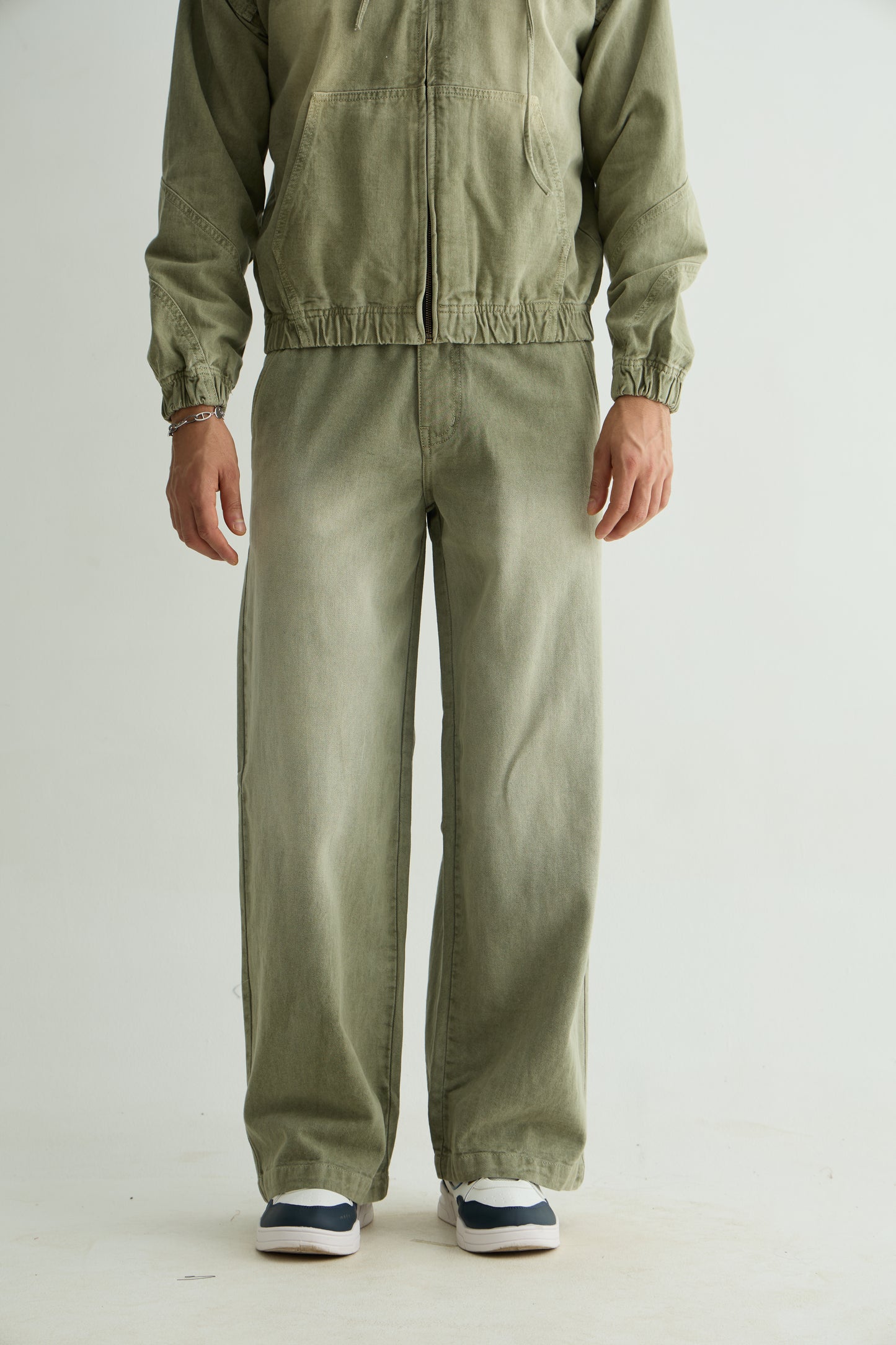 Chapter2Drip Olive Washed denim co-ord set — view 6