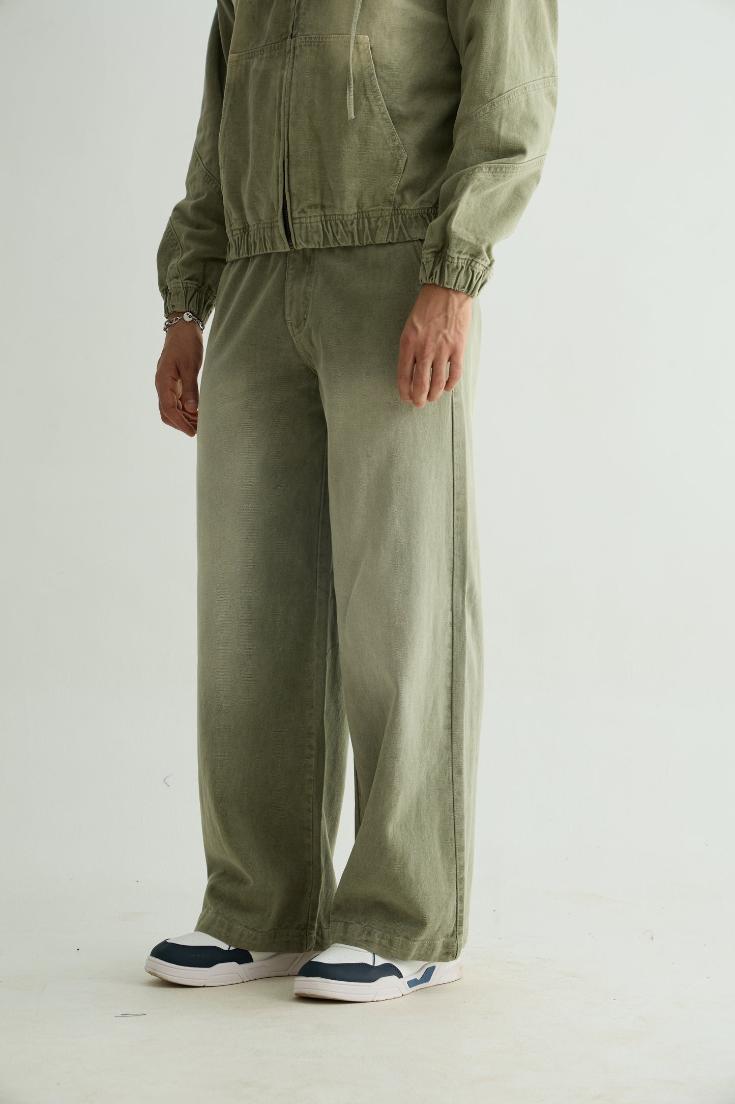 Chapter2Drip Olive Washed denim co-ord set — view 7