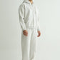 Grey Everyday Zipper Hoodie + Sweatpants Set