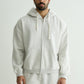 Grey Everyday Zipper Hoodie + Sweatpants Set