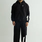 Black Everyday Zipper Hoodie + Sweatpants Set