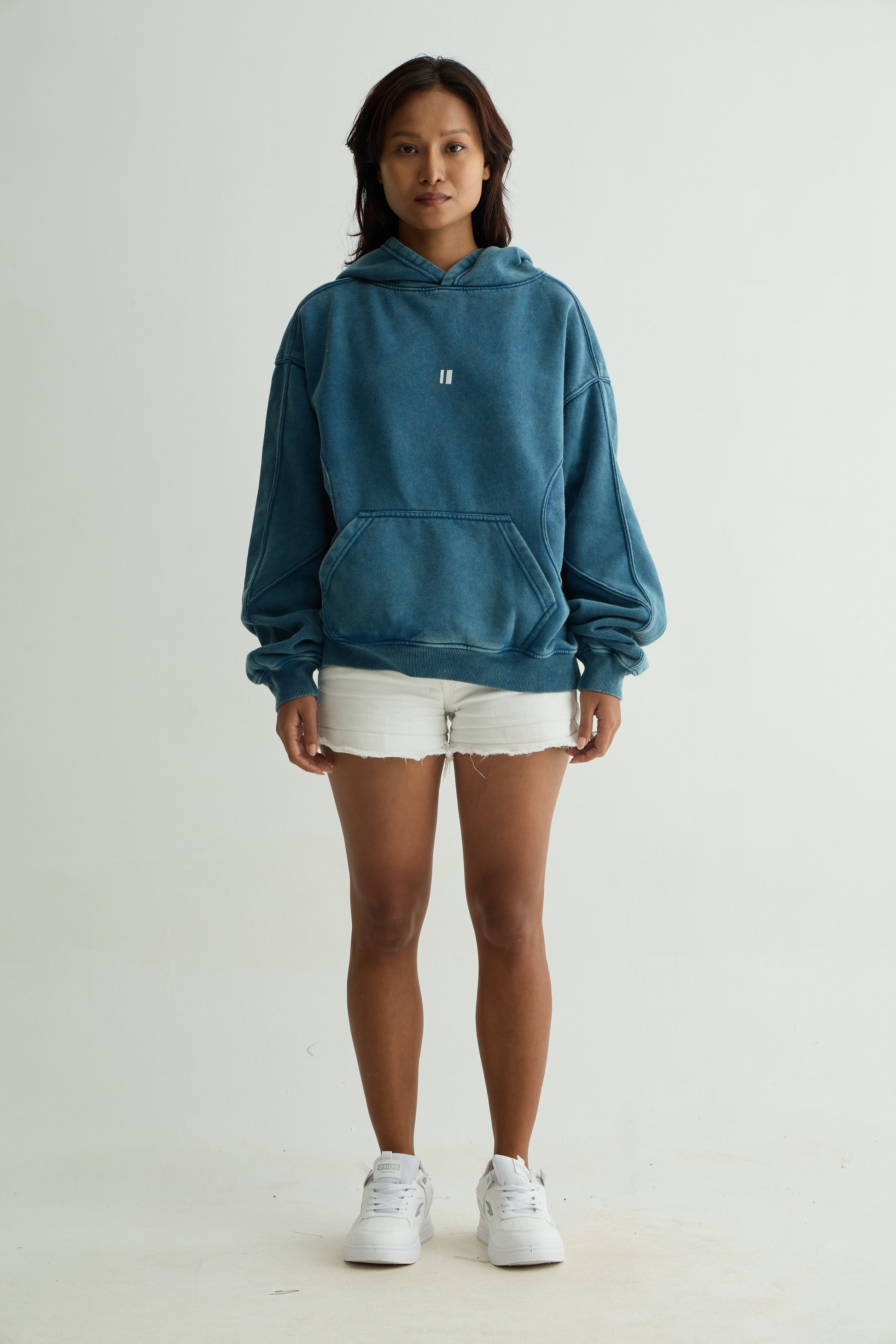 Chapter2Drip Sea Blue washed hoodie — view 2