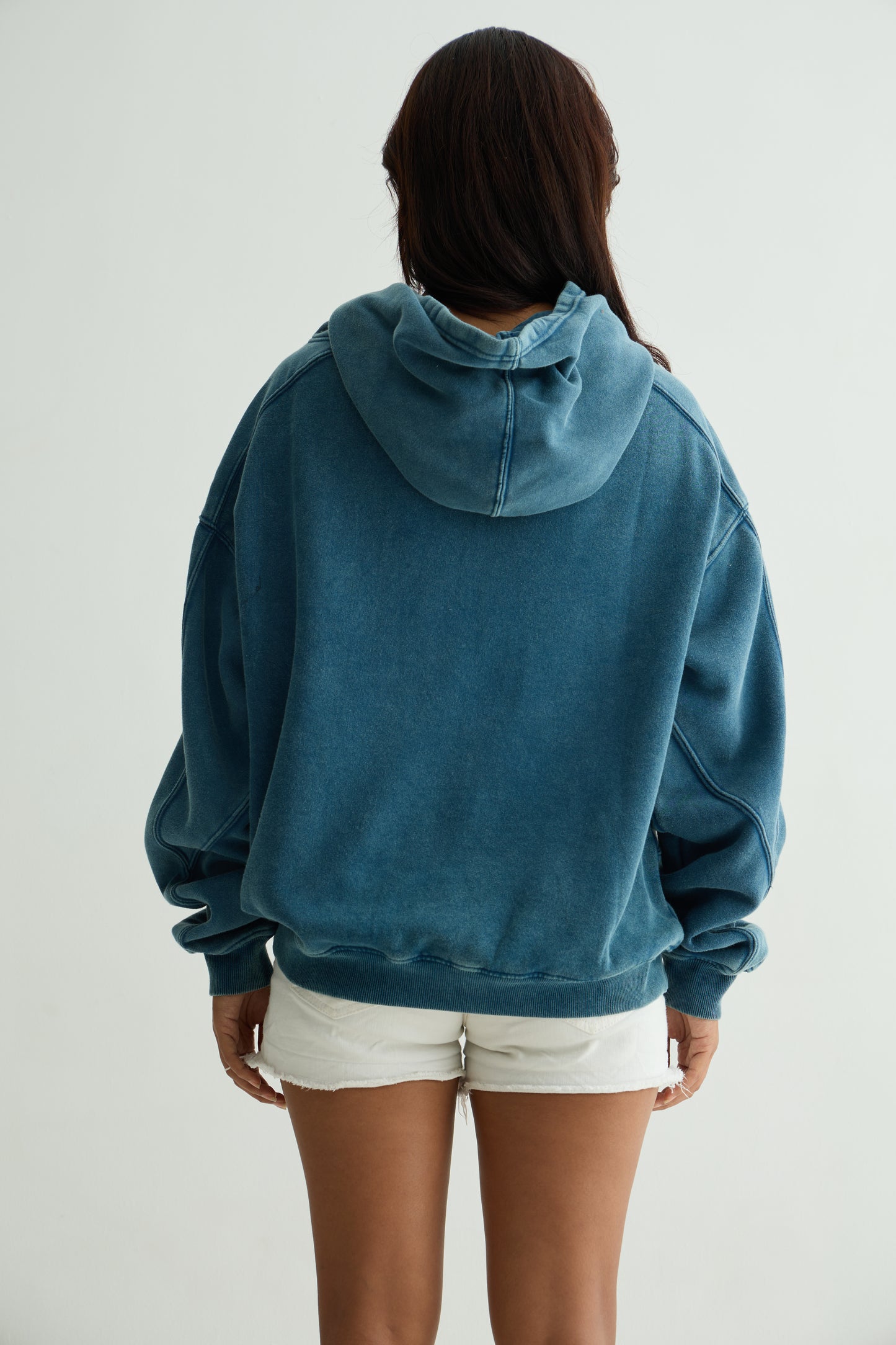 Chapter2Drip Sea Blue washed hoodie — view 4