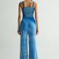 Spray Washed Blue Set