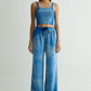 Spray Washed Blue Set