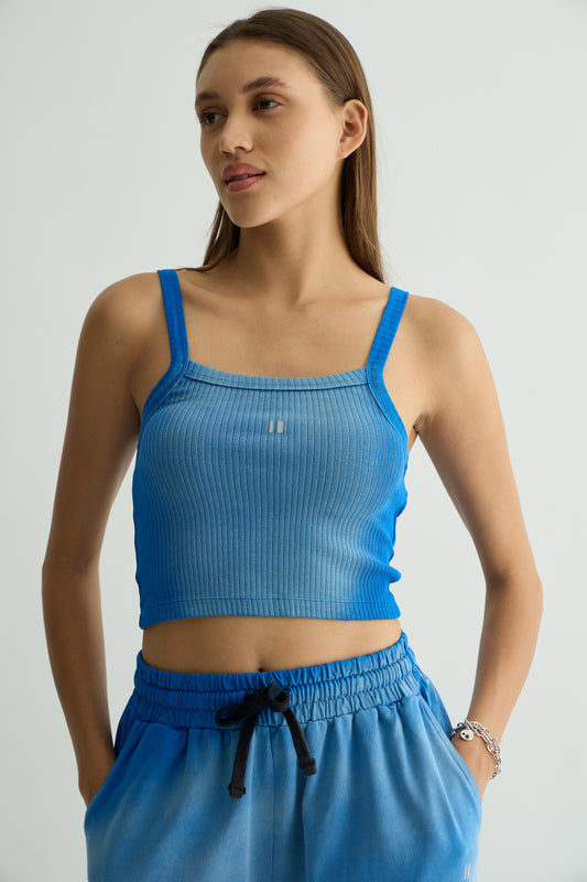 Spray Washed Blue Set