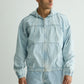 Light Blue Washed Denim Hoodie