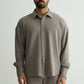 Cross Knit Grey Set