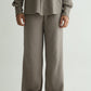 Cross Knit Grey Set