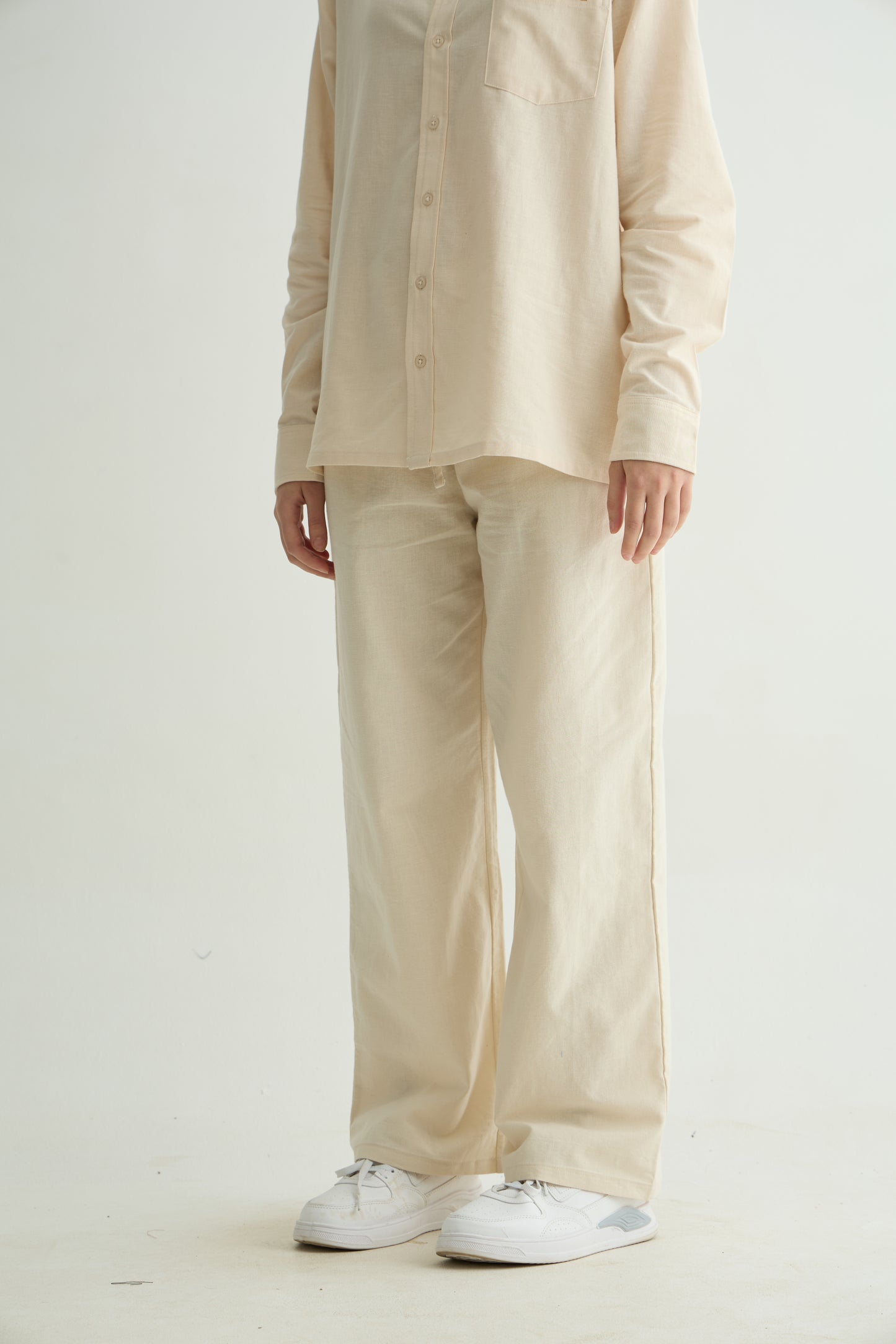 Chapter2Drip Off-White linen-cotton co-ord set — view 6