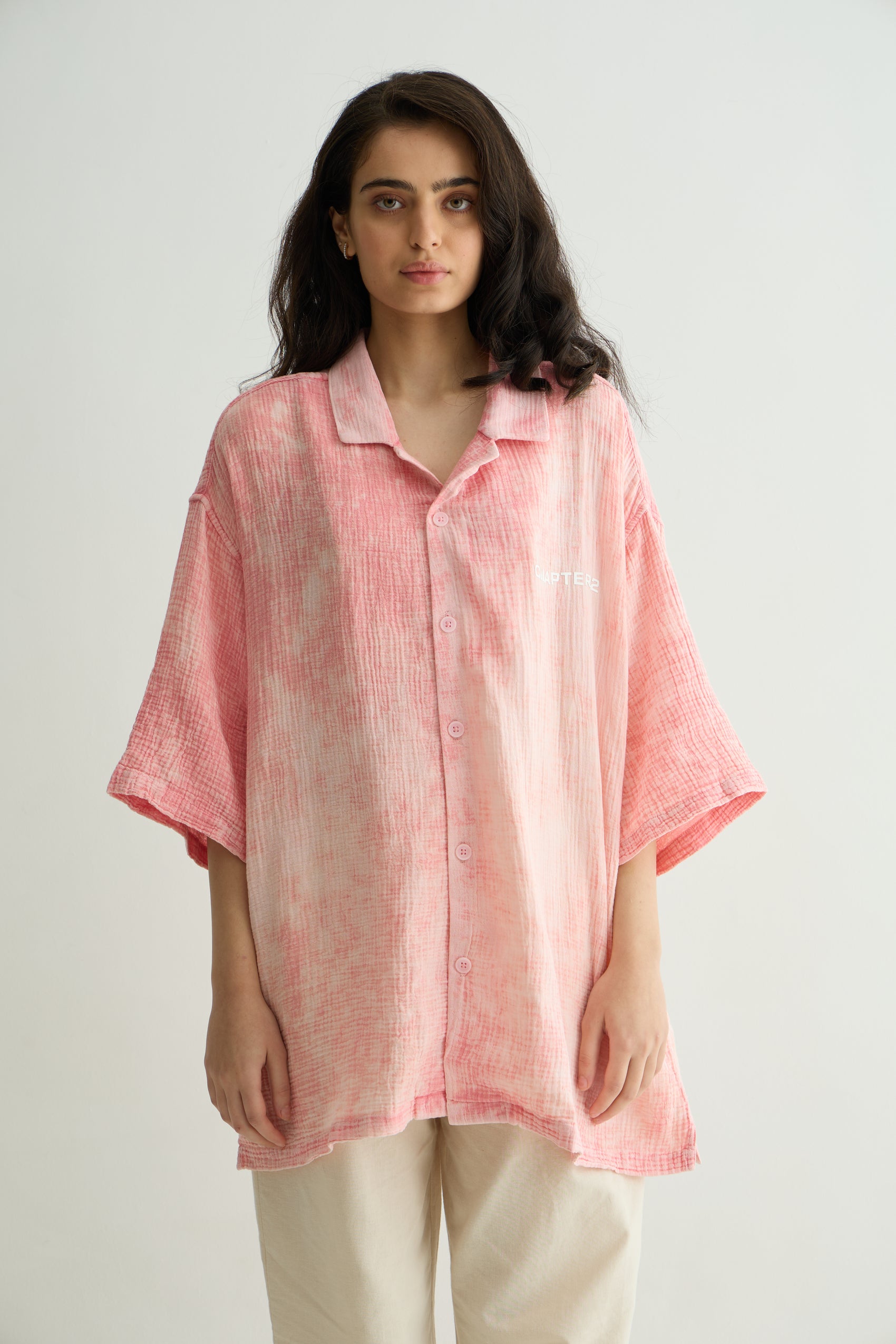 Washed Light Pink Shirt