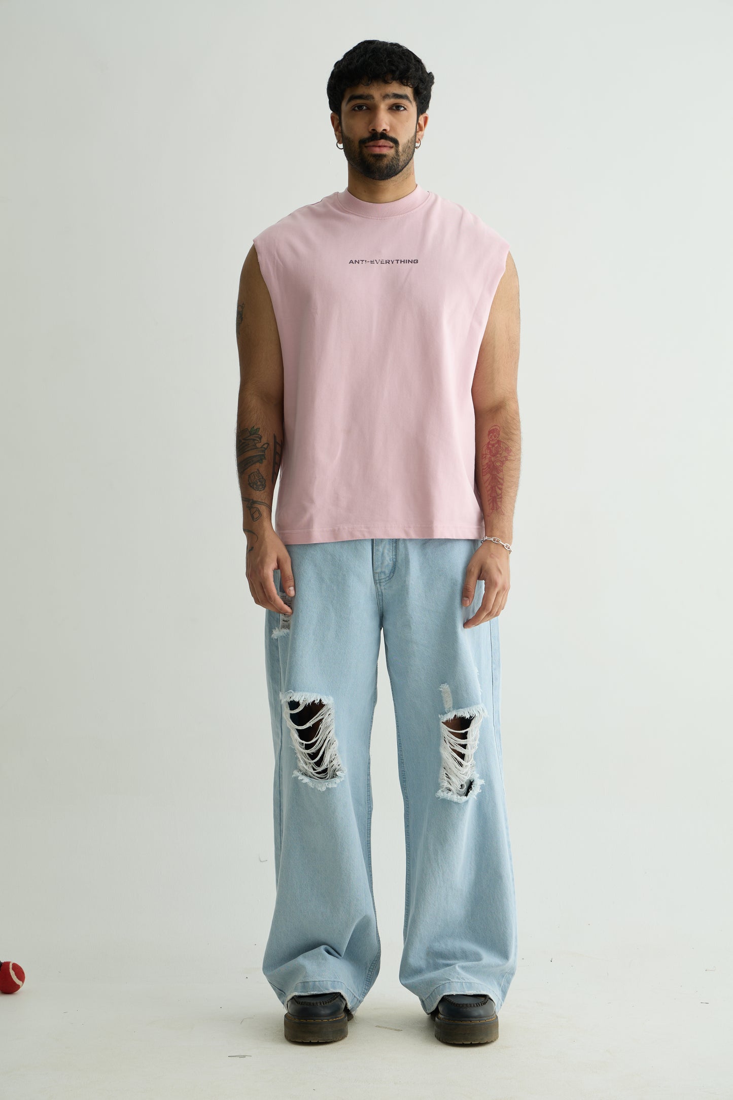 Anti-Everything Club Vest Pink