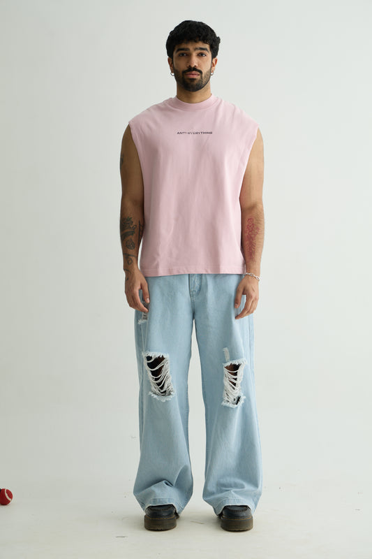 Anti-Everything Club Vest Pink