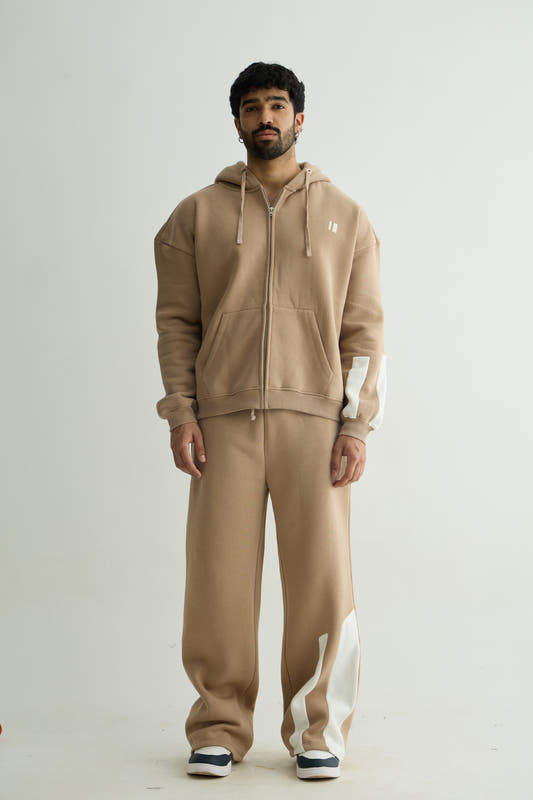 Chapter2Drip Dusty Coffee everyday zipper hoodie — view 2