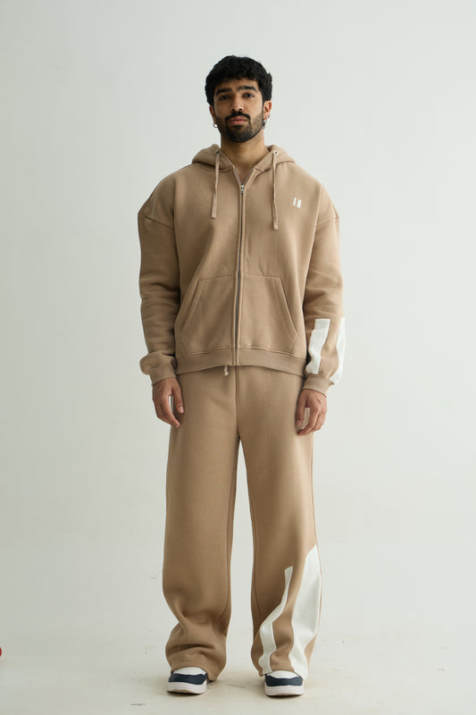 Dusty Coffee Everyday Zipper Hoodie