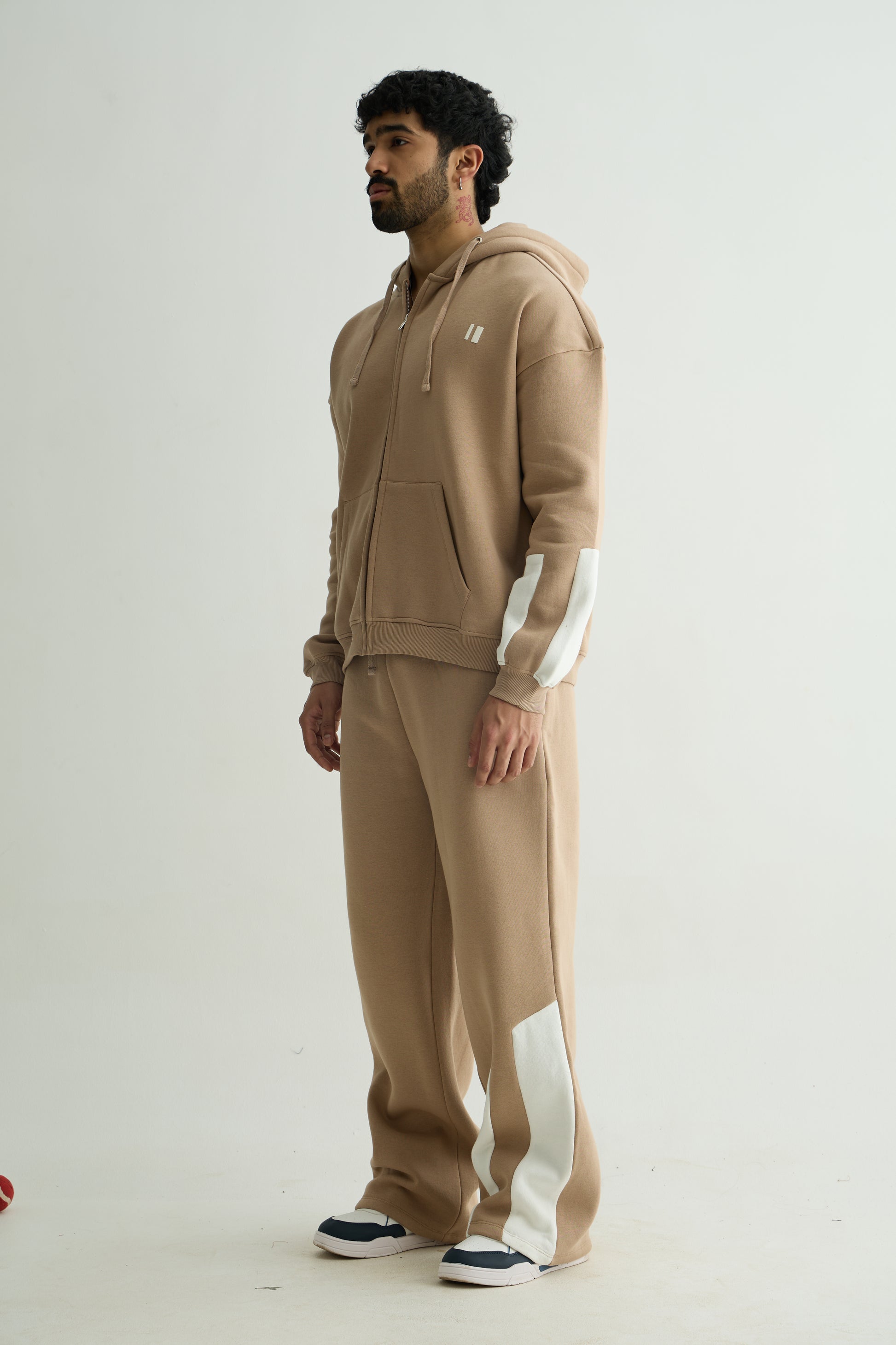 Chapter2Drip Dusty Coffee everyday zipper hoodie — view 3