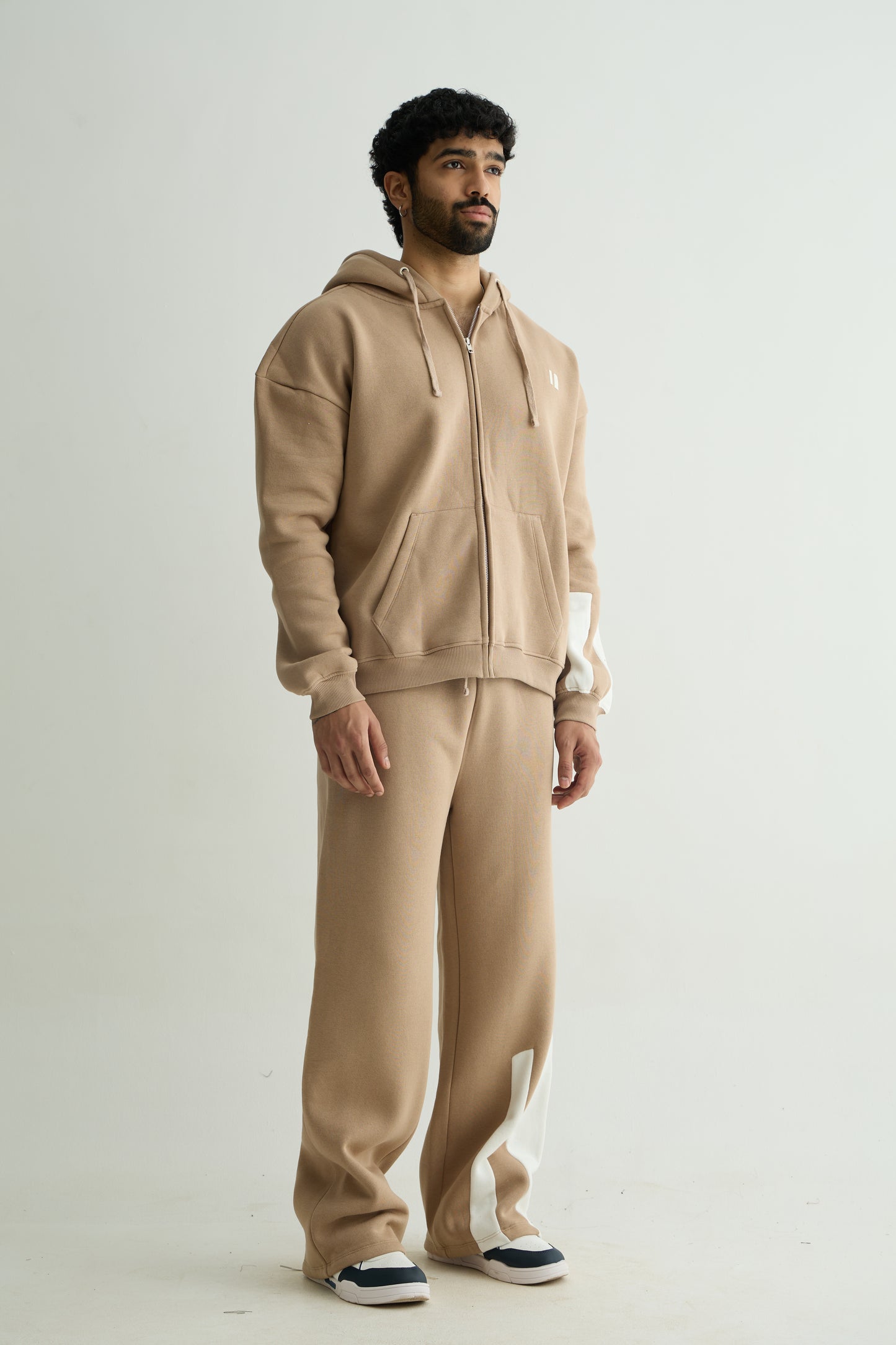 Chapter2Drip Dusty Coffee everyday zipper hoodie — view 5