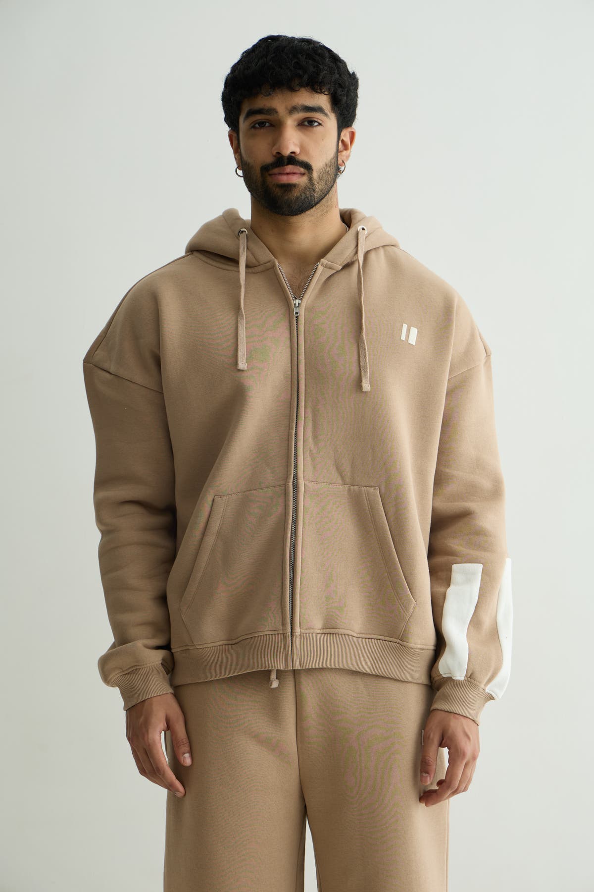 Chapter2Drip Dusty Coffee everyday zipper hoodie