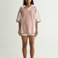 Chapter2Drip Mauve knit polo — view 2