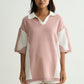 Chapter2Drip Mauve knit polo