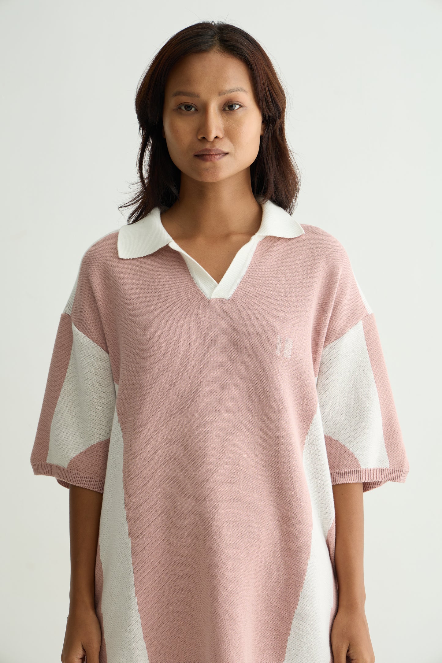 Chapter2Drip Mauve knit polo — view 4