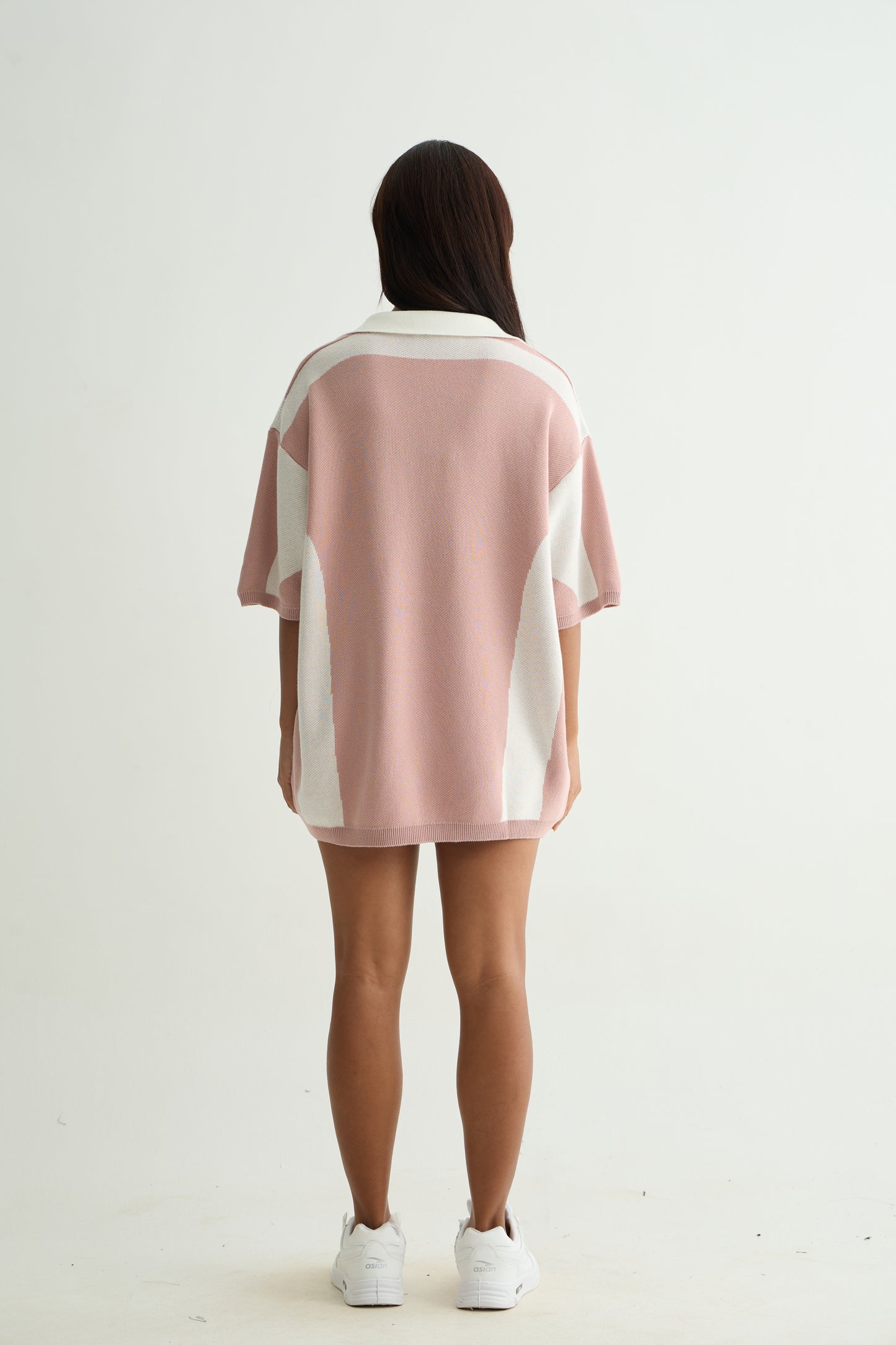Chapter2Drip Mauve knit polo — view 3