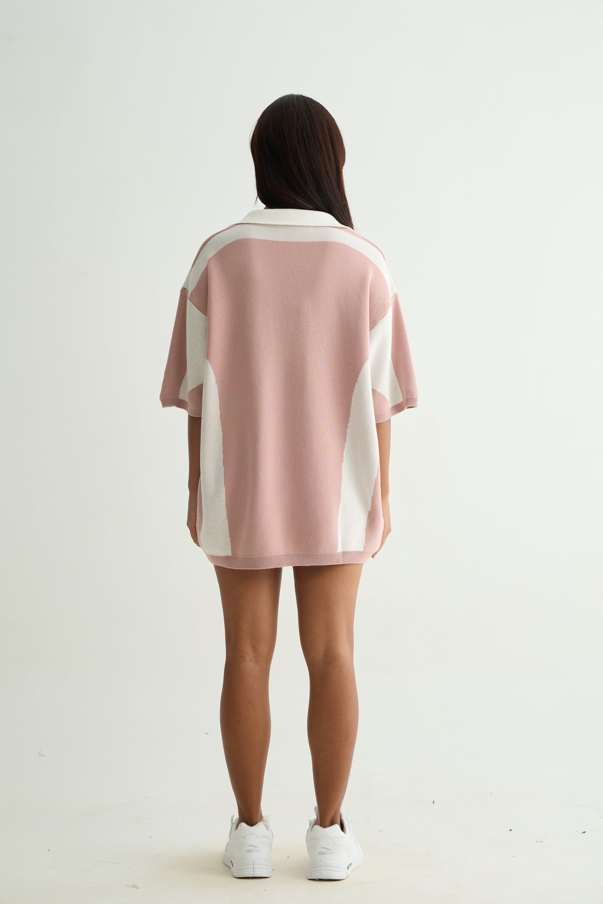 Chapter2Drip Mauve knit polo — view 3