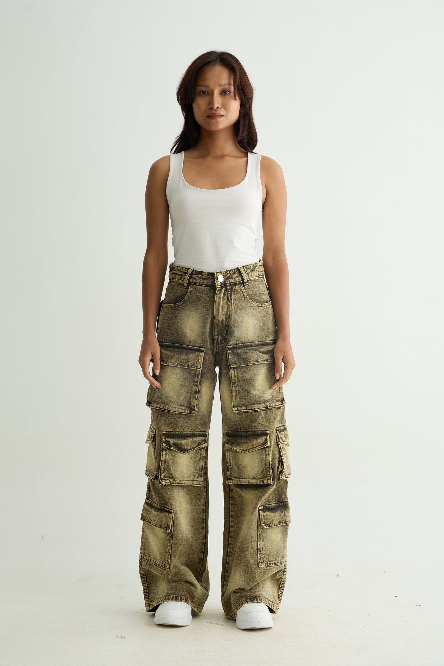 Mocha Wash Utility Cargo