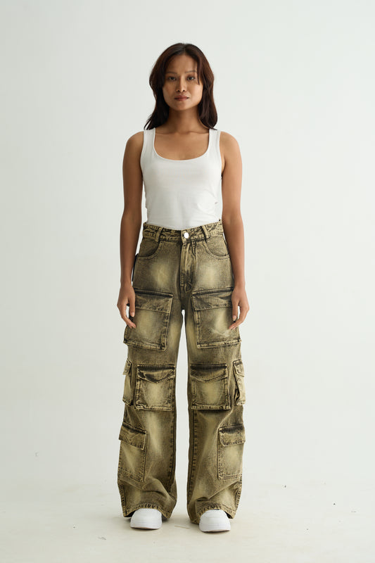 Mocha Wash Utility Cargo