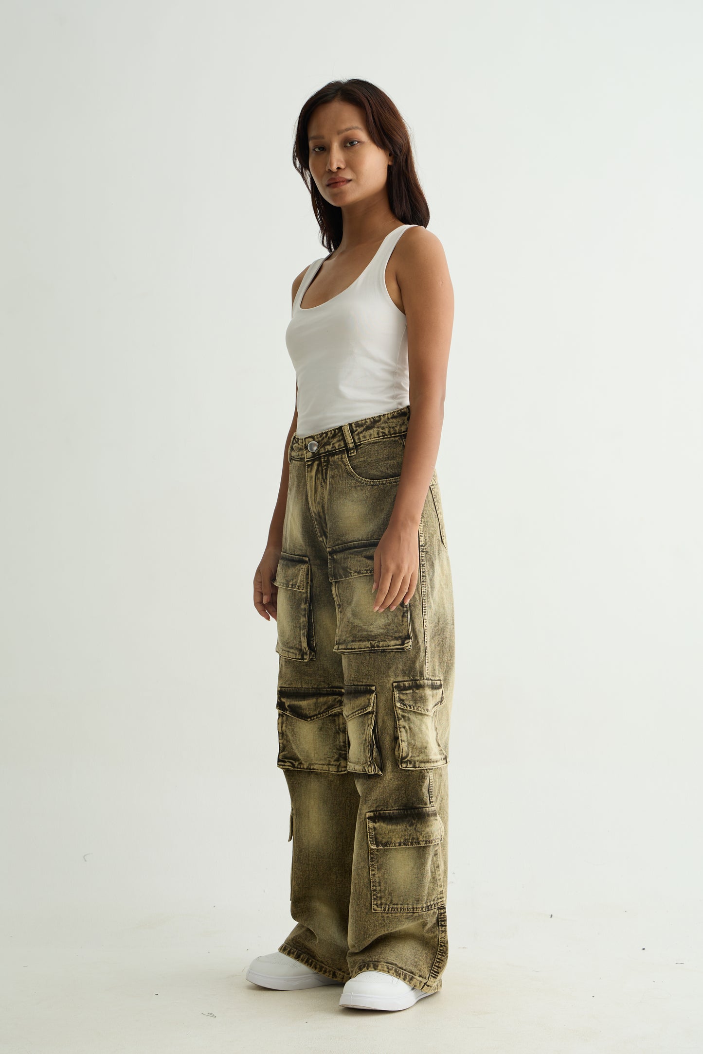 Mocha Wash Utility Cargo