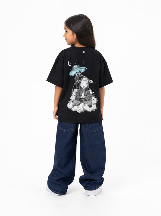 Black Indifferent T-Shirt Jr