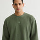 Olive Waffle Full Sleeve T-shirt
