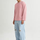 Baby Pink Full Sleeve Waffle T-shirt
