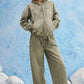 Olive Washed Denim Co-Ord Set