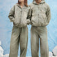 Olive Washed Denim Co-Ord Set
