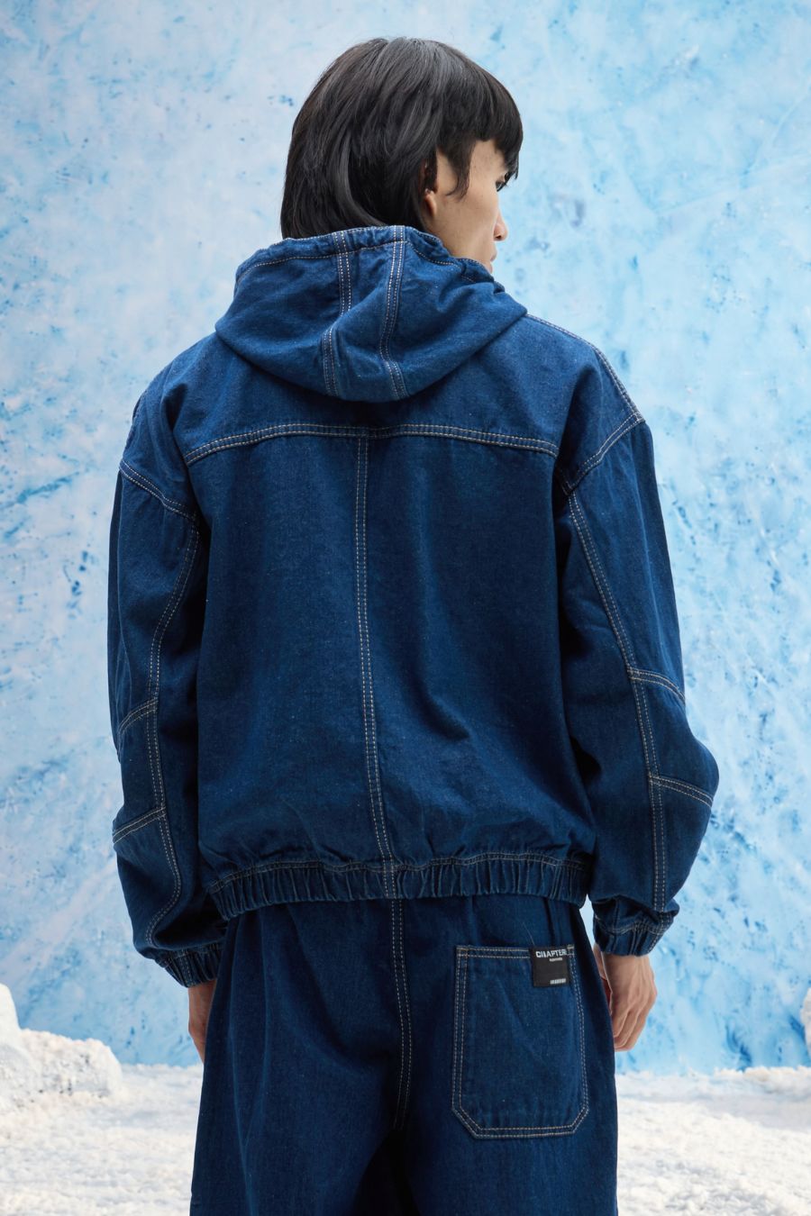 Indigo Denim Hoodie