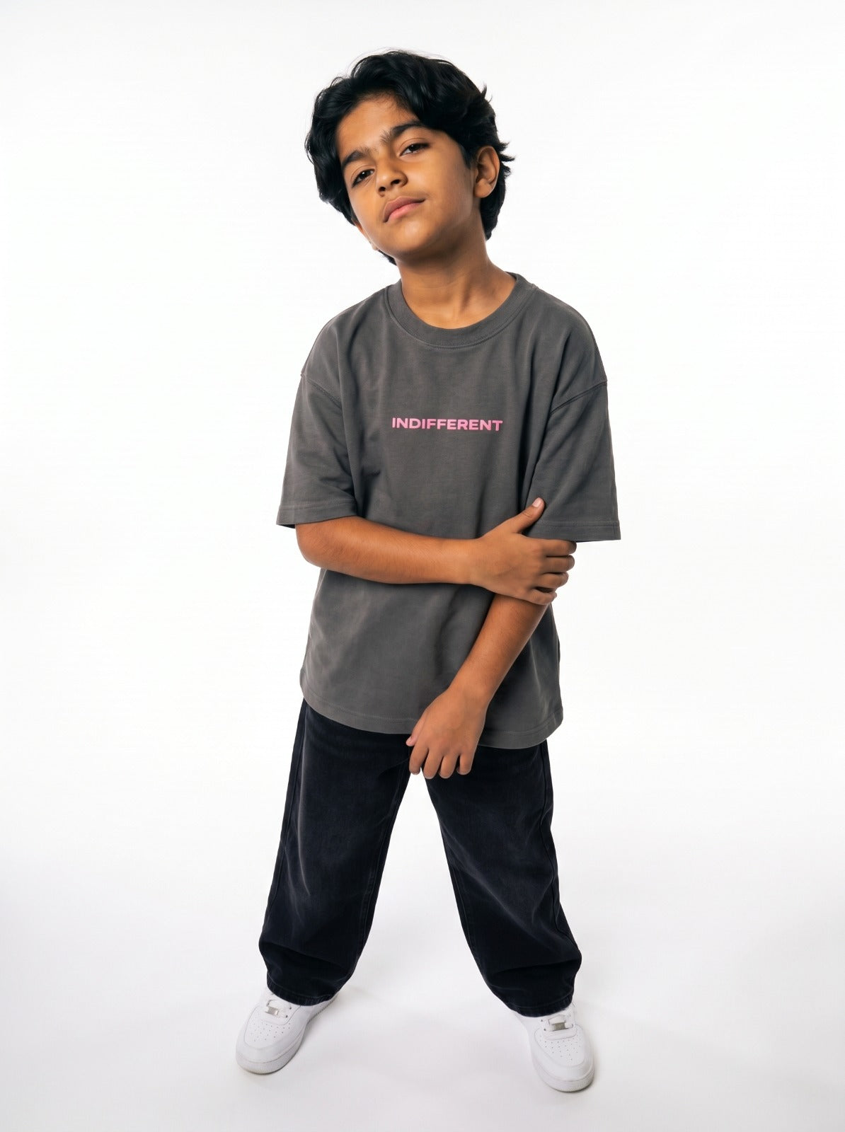 Grey Indifferent T-Shirt Jr