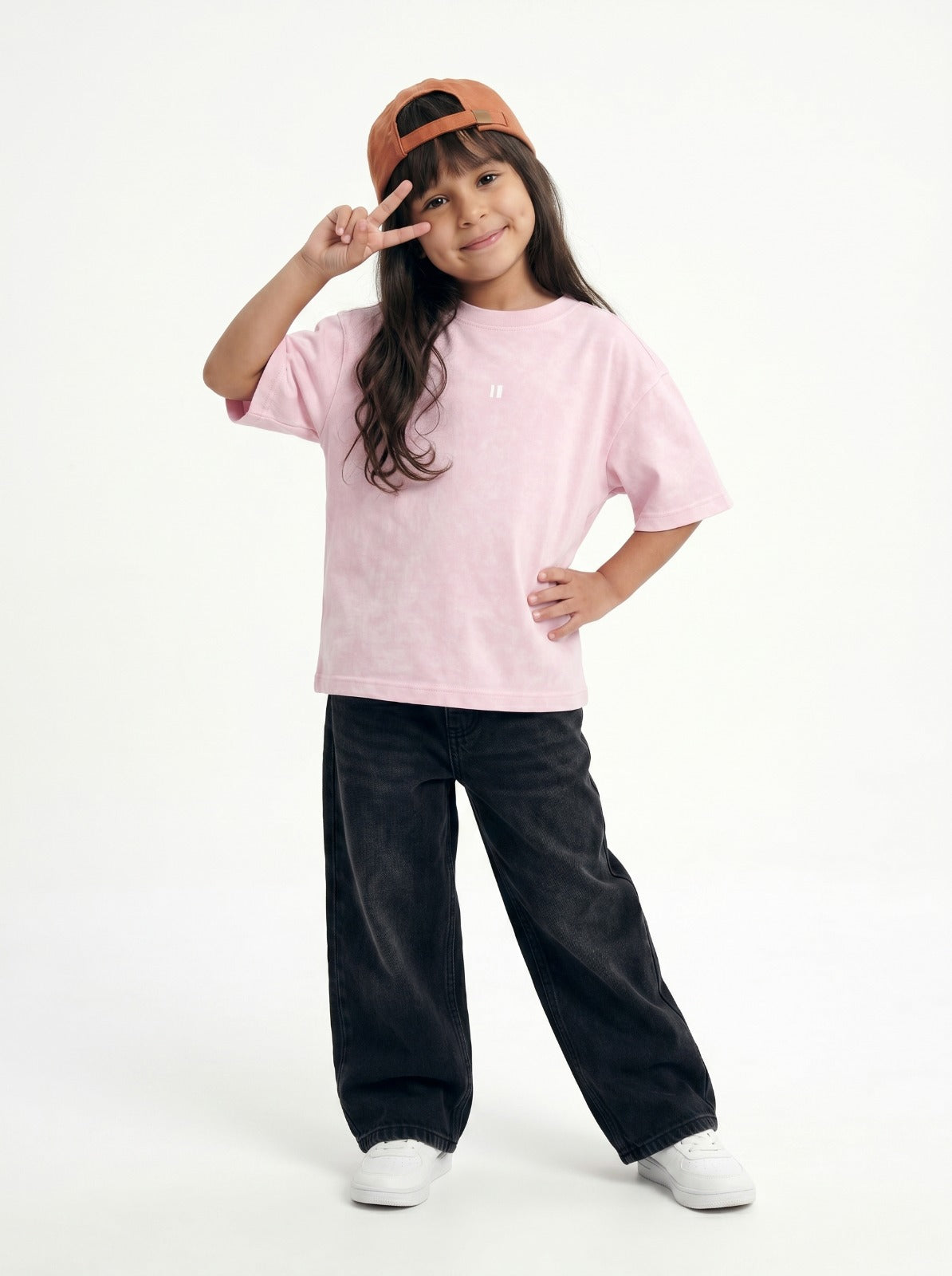 Light Pink Washed T-Shirt Jr