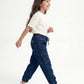 Indigo Denim Joggers Jr