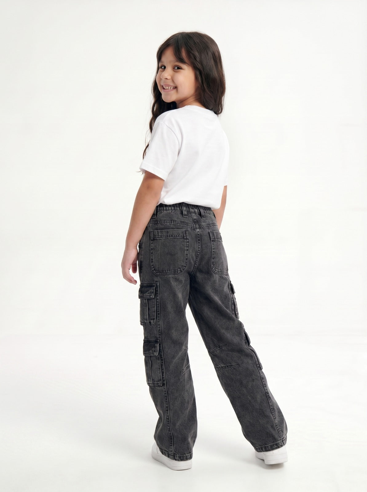 Charcoal Baggy Cargo Jr
