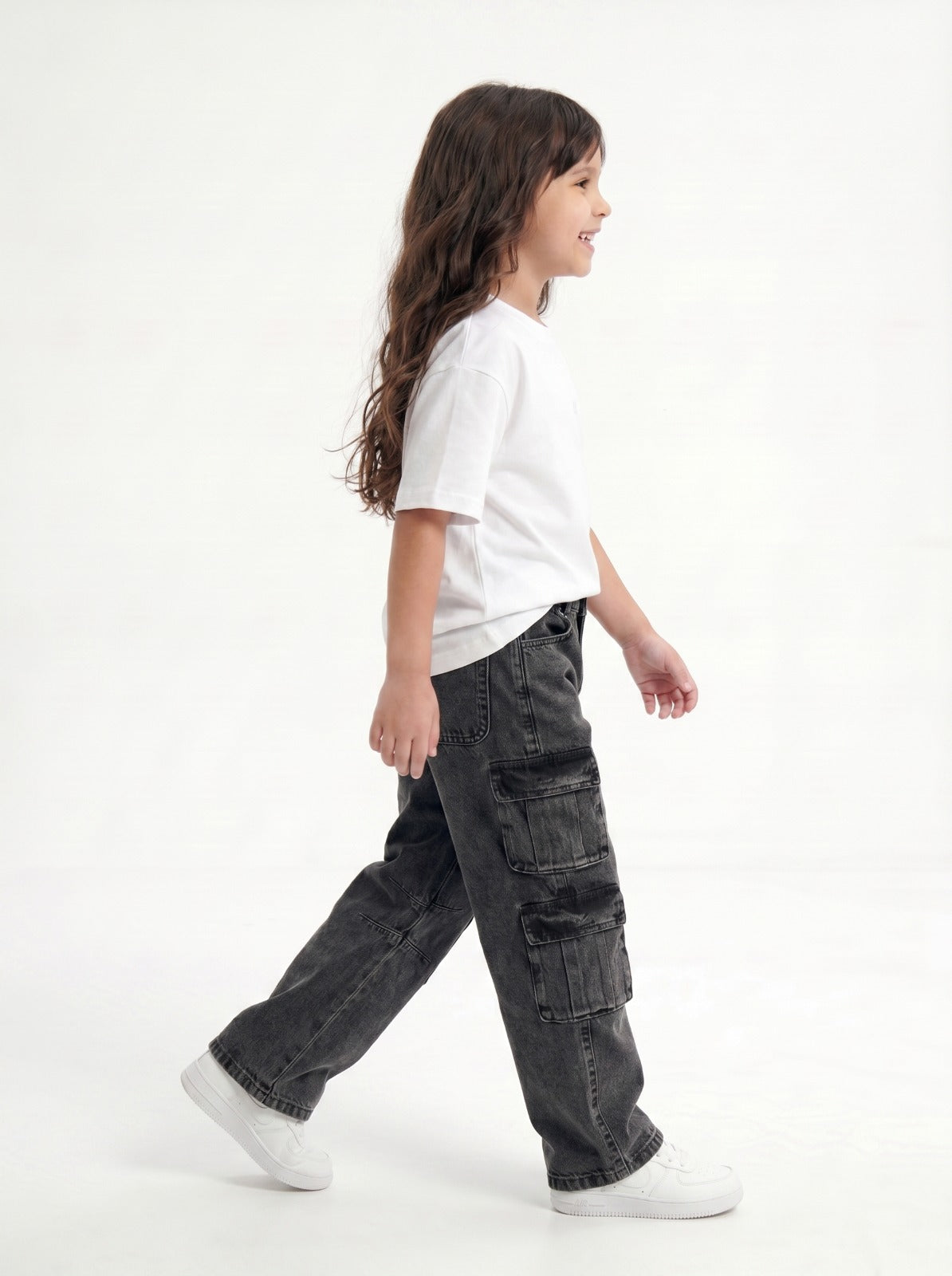 Charcoal Baggy Cargo Jr