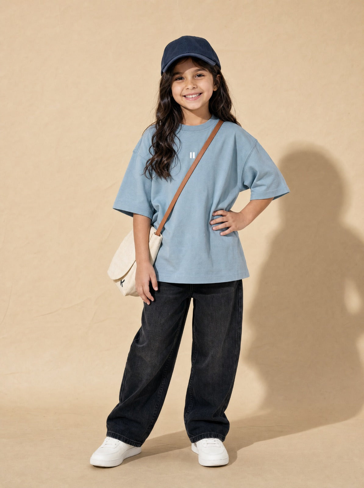 Light Blue Solid T-Shirt Jr