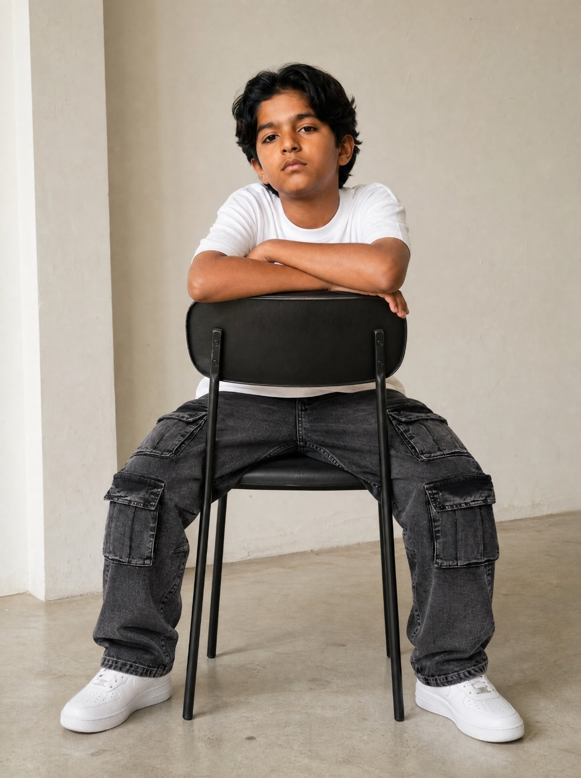 Charcoal Baggy Cargo Jr